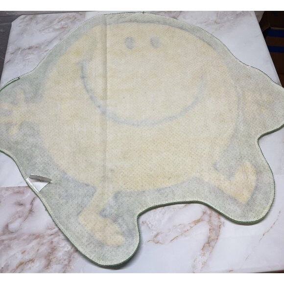 RARE Vintage 2010 Mr Men Mr. Happy Roger Hargreaves Rug NOS W/tags - Picture 2 of 9
